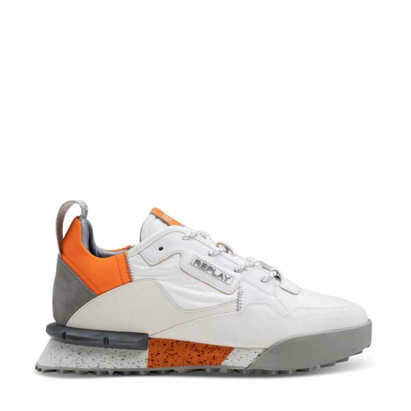 REPLAY RS1P0028L-0076 WHITE ORANGE